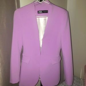 Lilac zara blazer